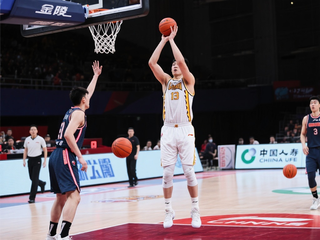 在比赛的开局阶段，李炎哲就展现出了全面的